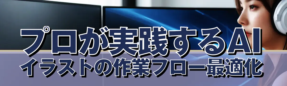 プロが実践するAIイラストの作業フロー最適化