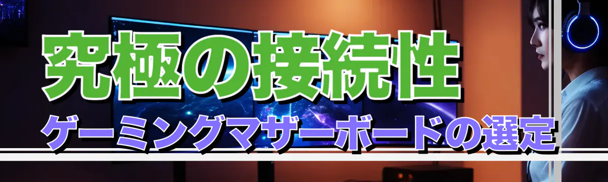 究極の接続性 ゲーミングマザーボードの選定