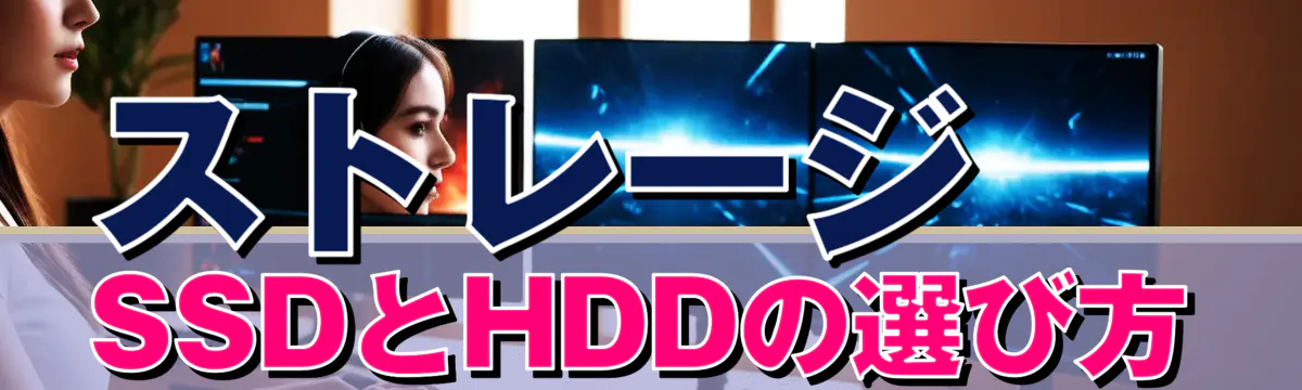 ストレージ SSDとHDDの選び方
