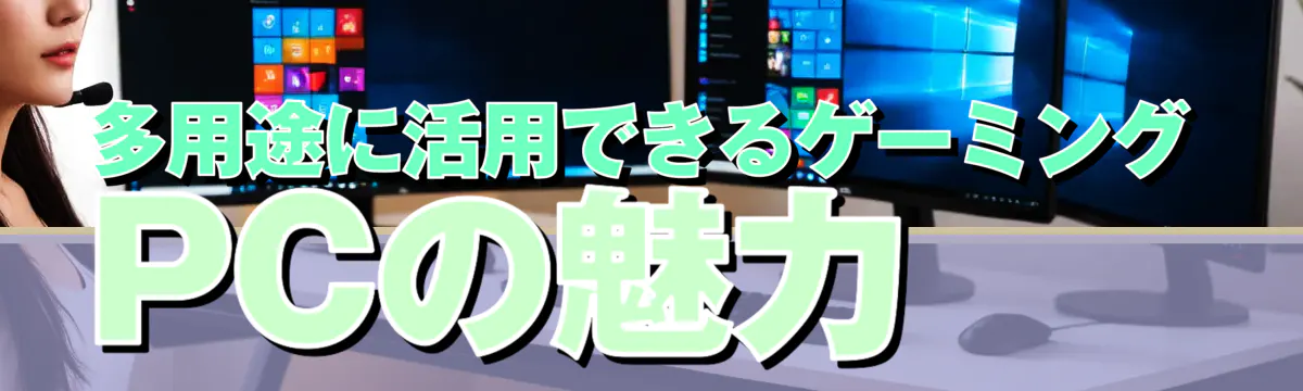多用途に活用できるゲーミングPCの魅力