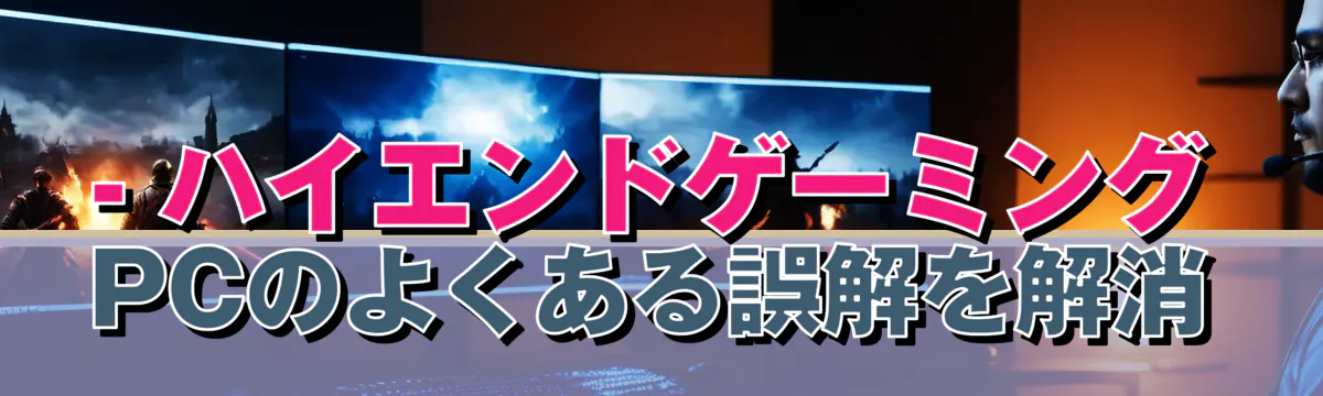 - ハイエンドゲーミングPCのよくある誤解を解消