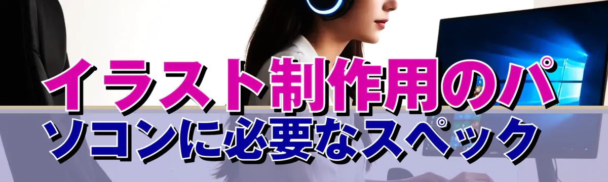 イラスト制作用のパソコンに必要なスペック
