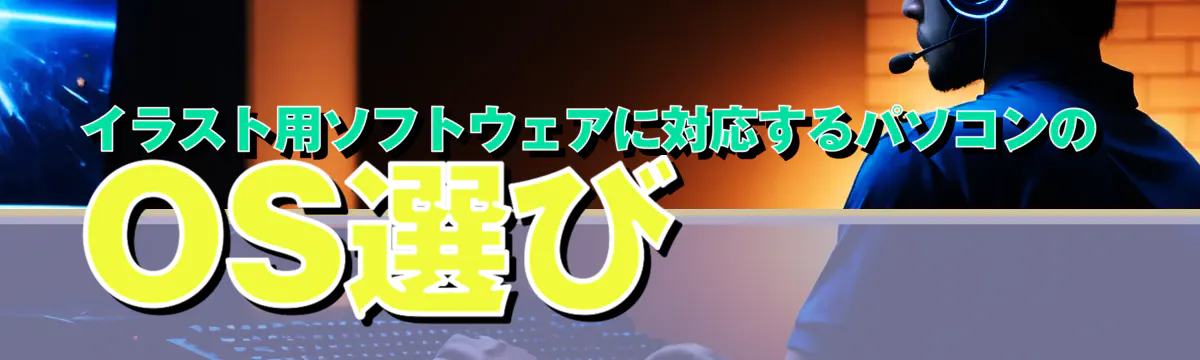 イラスト用ソフトウェアに対応するパソコンのOS選び