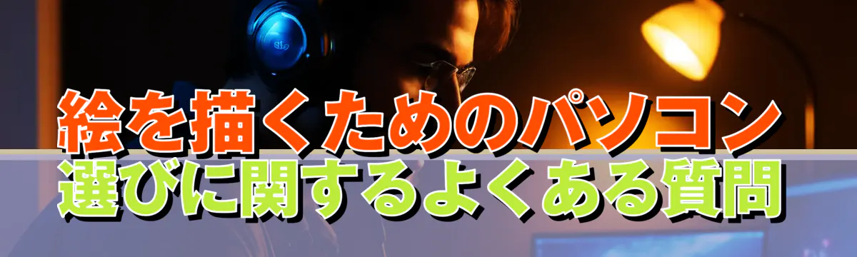 絵を描くためのパソコン選びに関するよくある質問