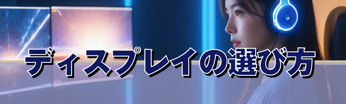 ディスプレイの選び方