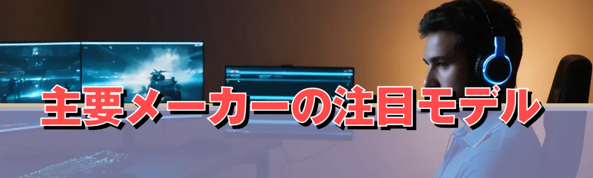主要メーカーの注目モデル