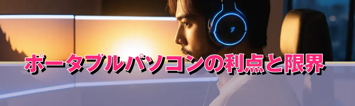 ポータブルパソコンの利点と限界