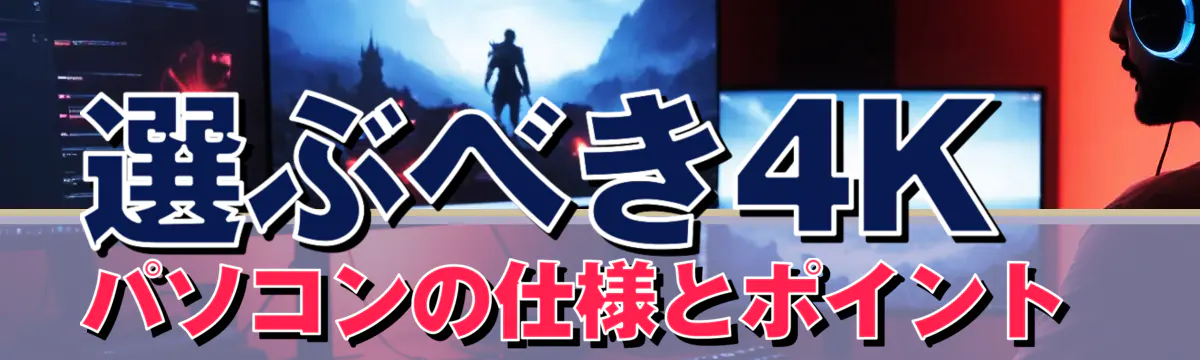 選ぶべき4Kパソコンの仕様とポイント 
