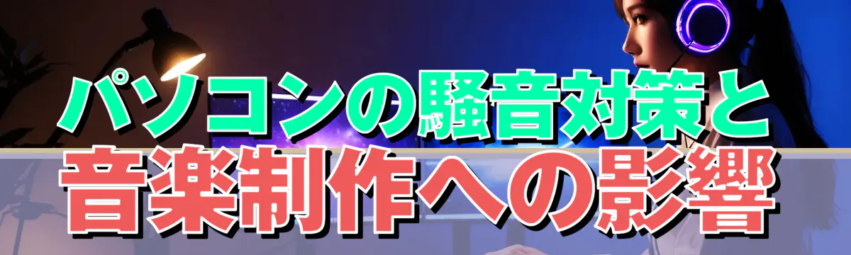 パソコンの騒音対策と音楽制作への影響
