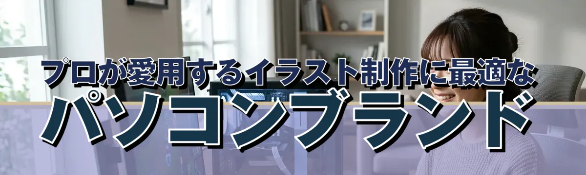 プロが愛用するイラスト制作に最適なパソコンブランド