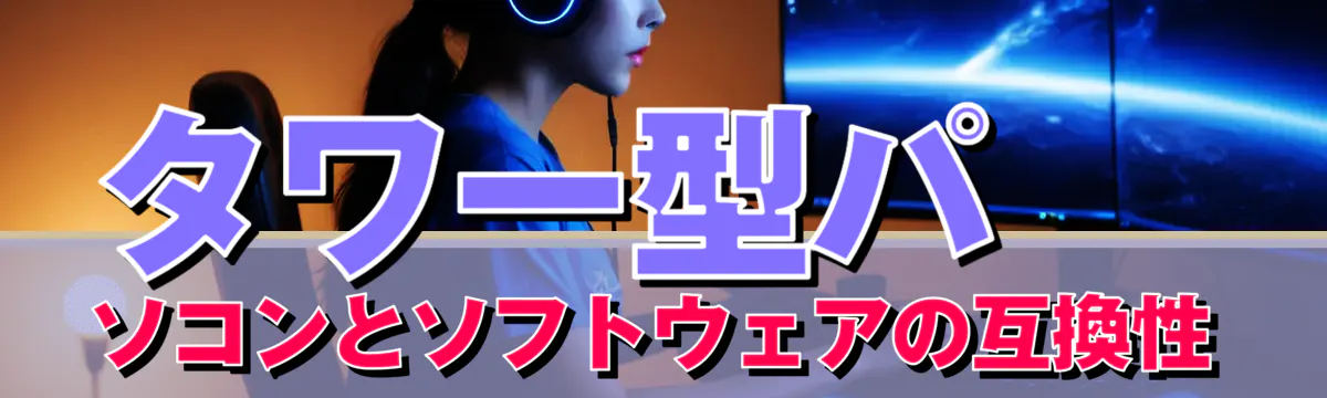 タワー型パソコンとソフトウェアの互換性
