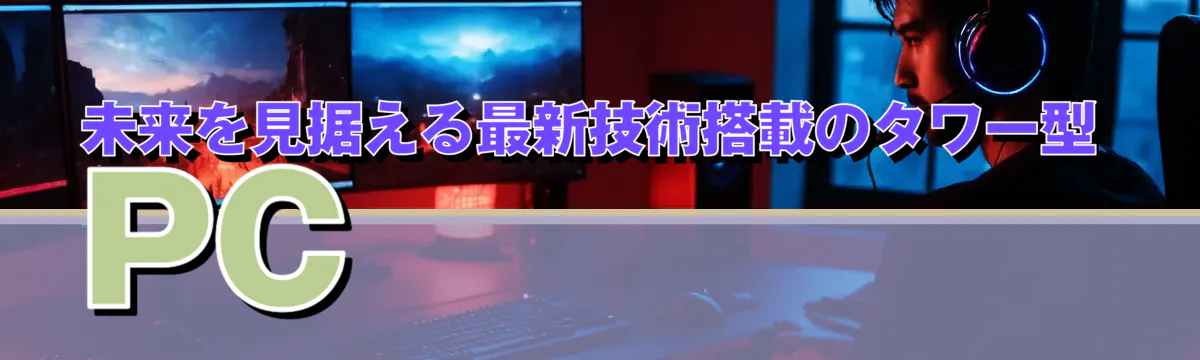 未来を見据える最新技術搭載のタワー型PC