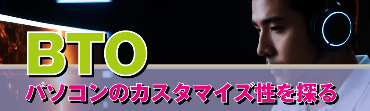 BTOパソコンのカスタマイズ性を探る
