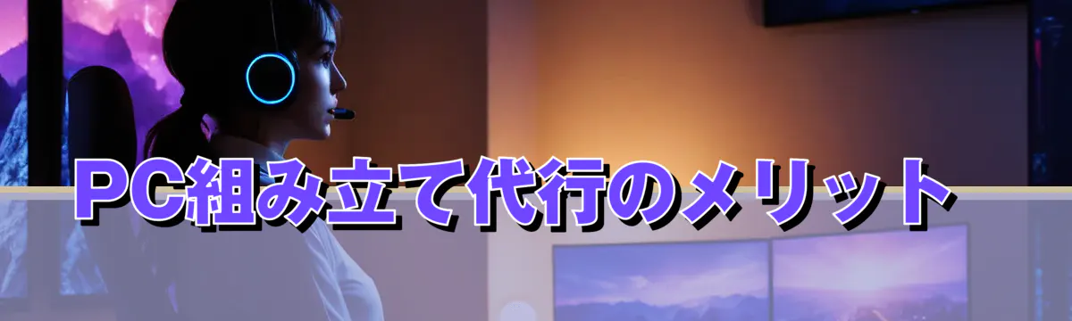 PC組み立て代行のメリット
