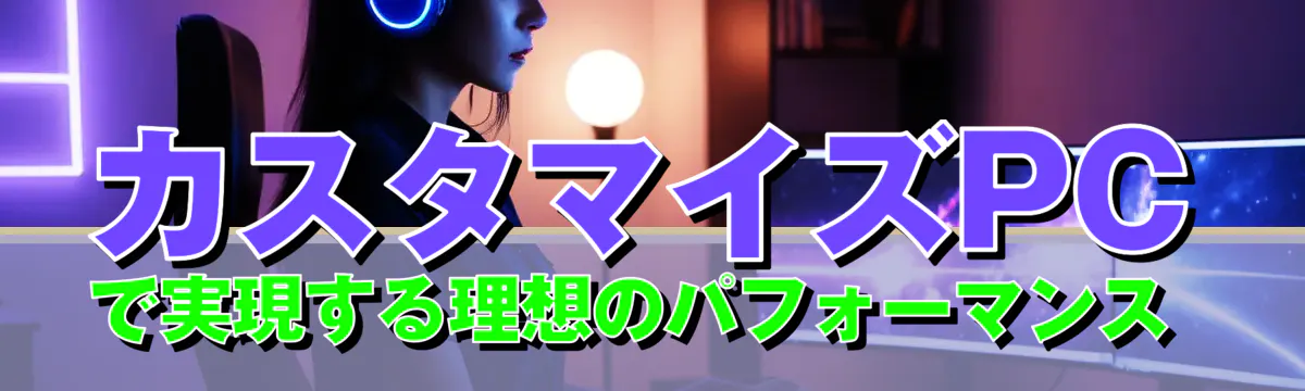 カスタマイズPCで実現する理想のパフォーマンス