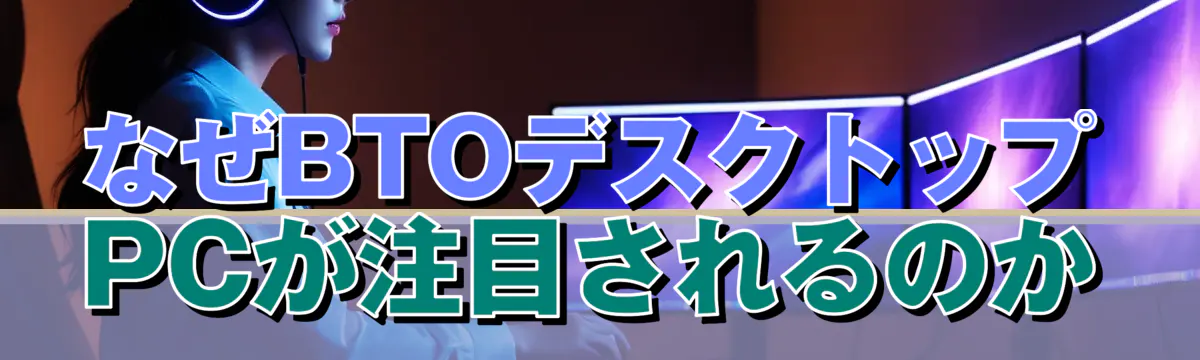 なぜBTOデスクトップPCが注目されるのか