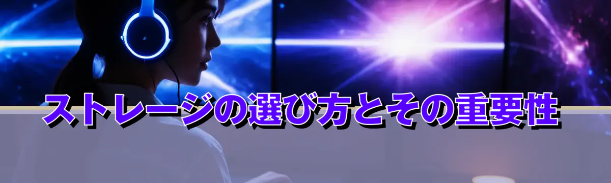 ストレージの選び方とその重要性