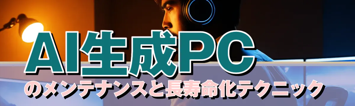 AI生成PCのメンテナンスと長寿命化テクニック