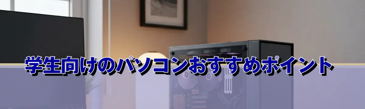 学生向けのパソコンおすすめポイント