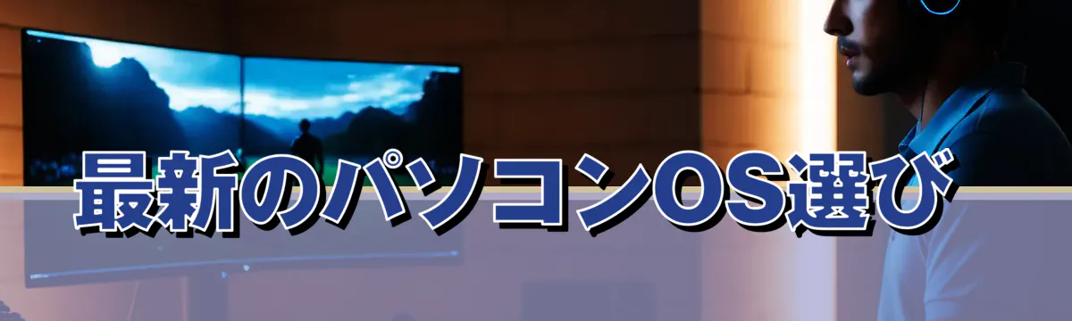 最新のパソコンOS選び 
