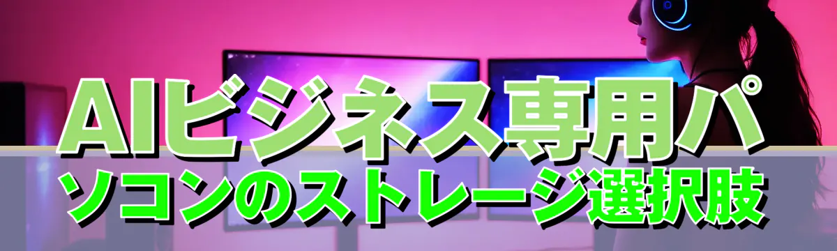 AIビジネス専用パソコンのストレージ選択肢