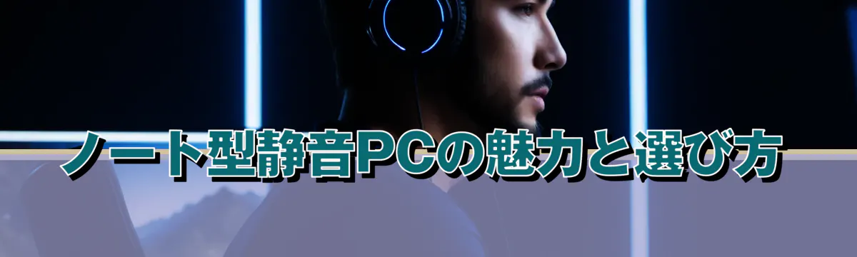 ノート型静音PCの魅力と選び方
