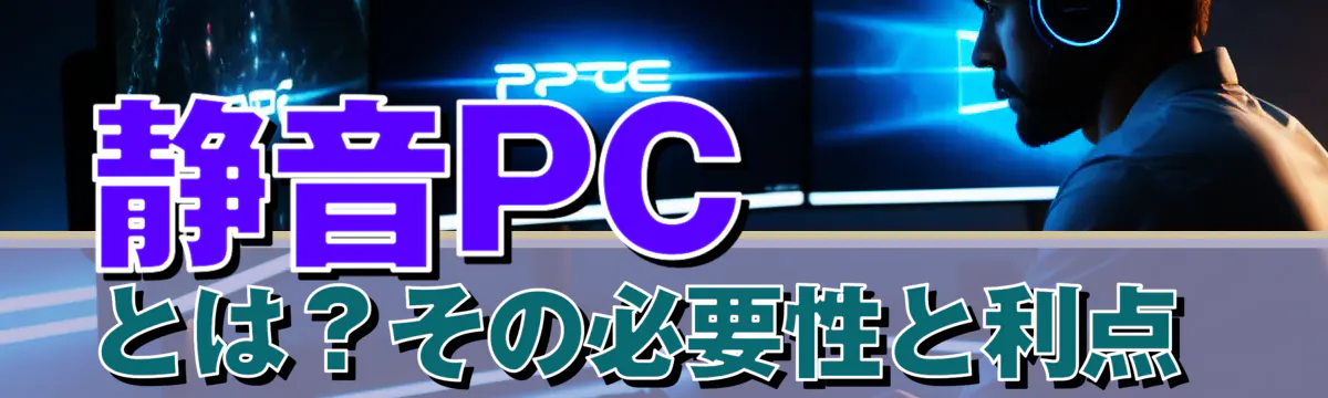 静音PCとは？その必要性と利点 
