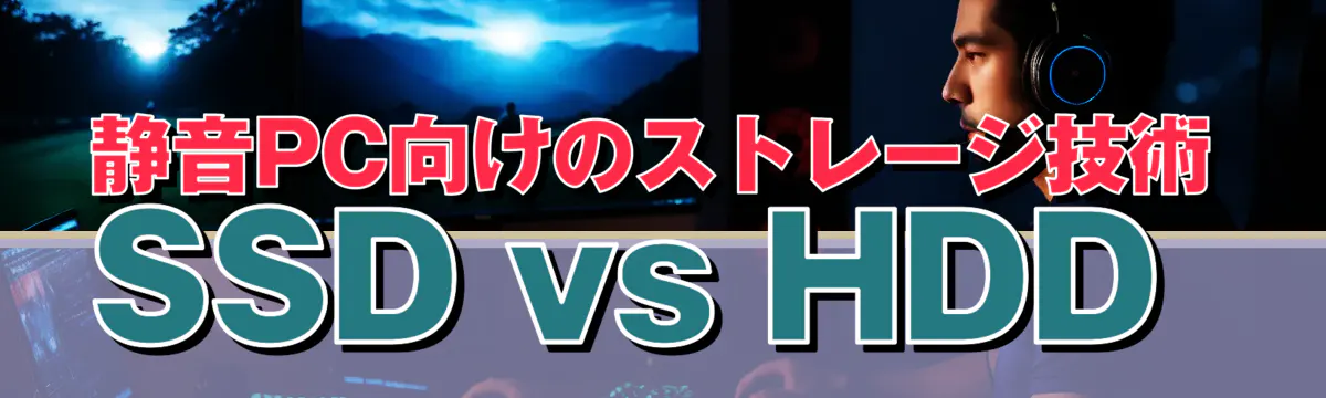 静音PC向けのストレージ技術 SSD vs HDD