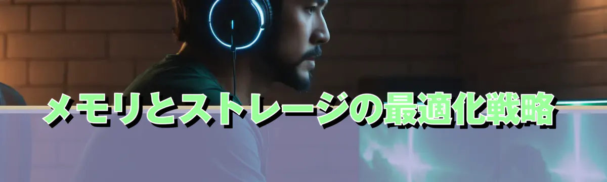 メモリとストレージの最適化戦略