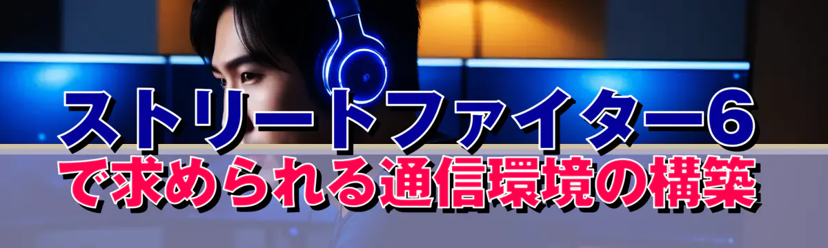 ストリートファイター6で求められる通信環境の構築