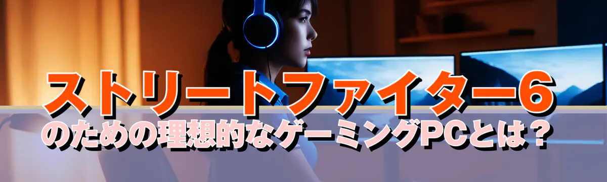 ストリートファイター6のための理想的なゲーミングPCとは？
