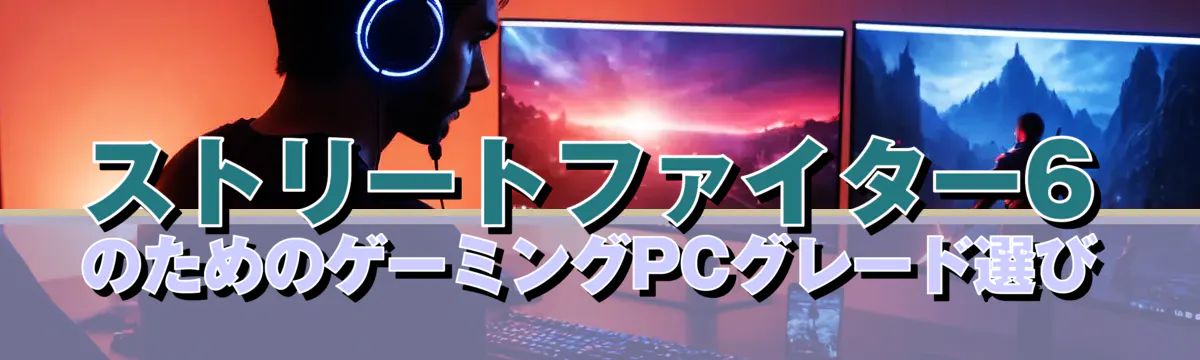 ストリートファイター6のためのゲーミングPCグレード選び
