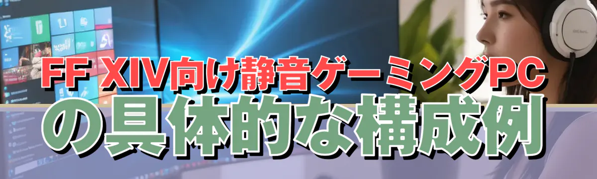 FF XIV向け静音ゲーミングPCの具体的な構成例