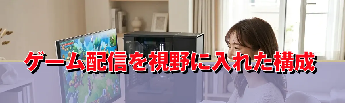 ゲーム配信を視野に入れた構成