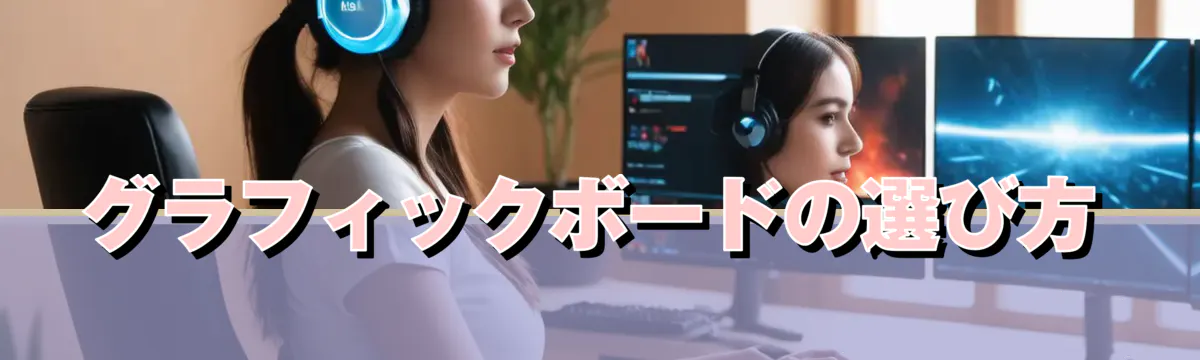 グラフィックボードの選び方