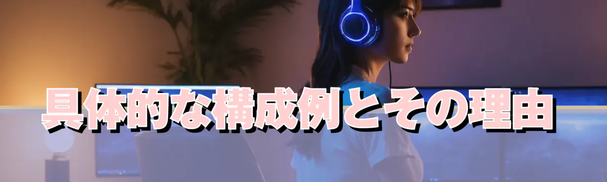 具体的な構成例とその理由