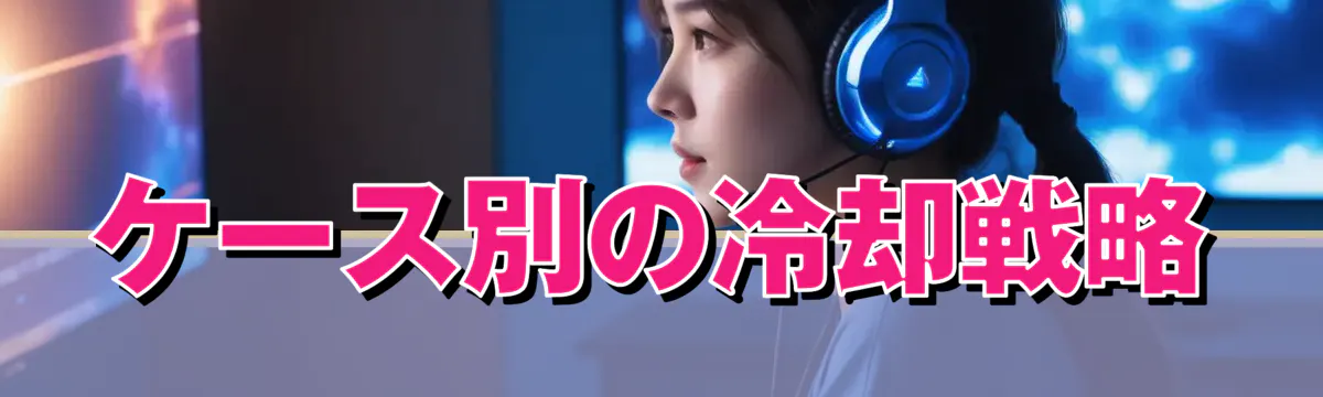 ケース別の冷却戦略