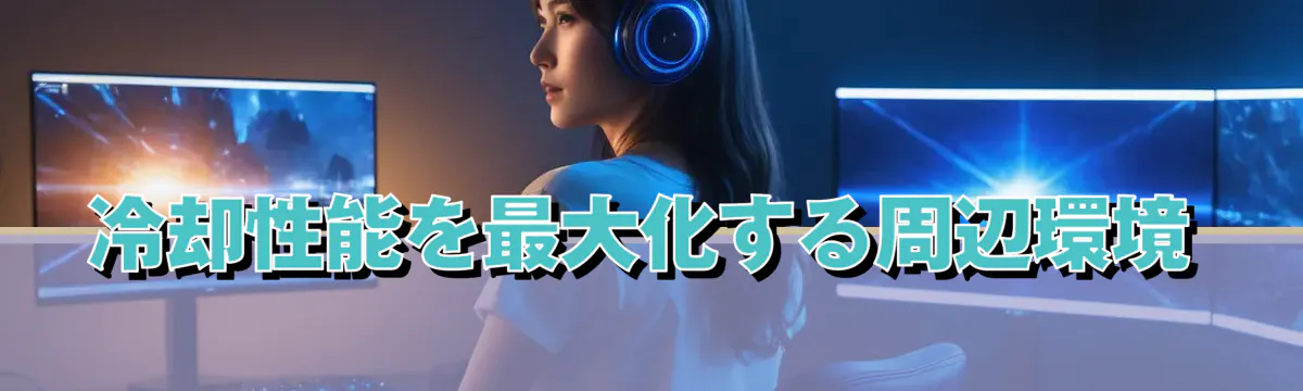 冷却性能を最大化する周辺環境