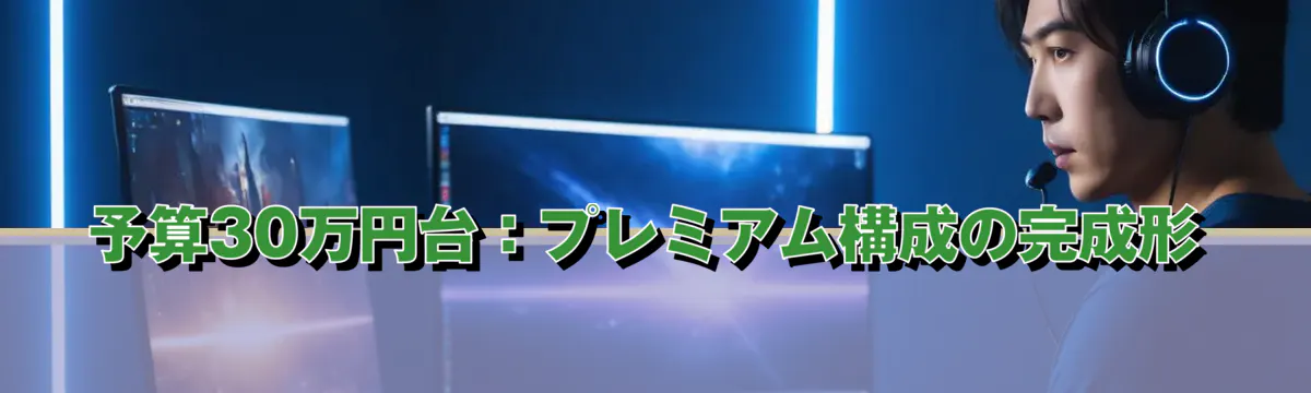予算30万円台：プレミアム構成の完成形