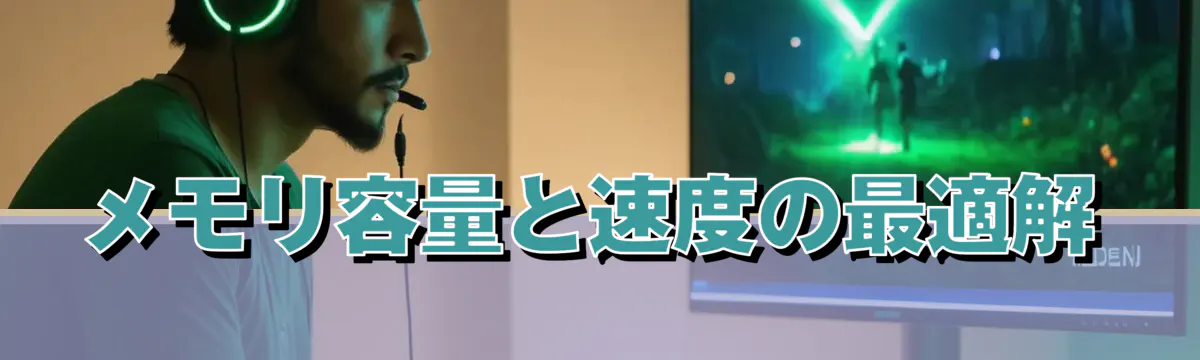 メモリ容量と速度の最適解