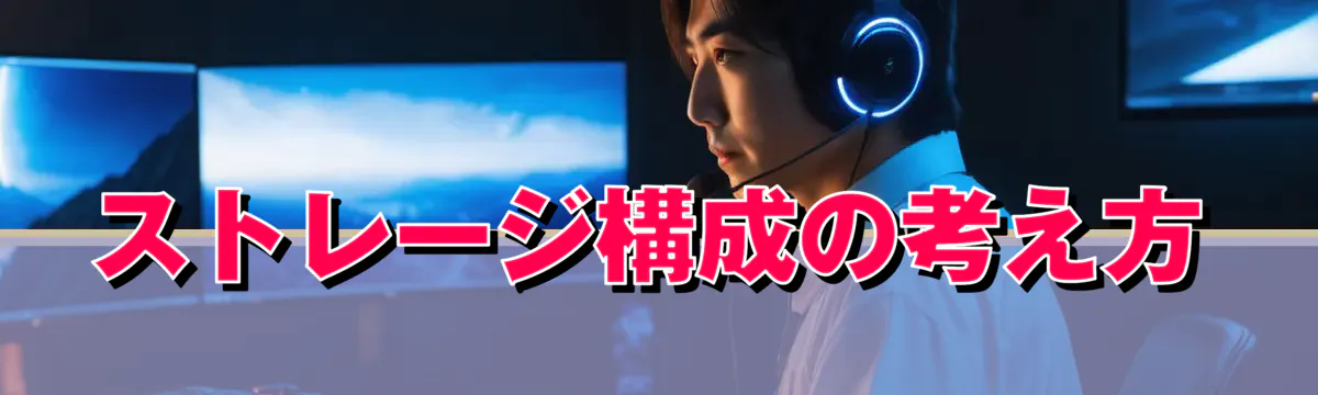 ストレージ構成の考え方