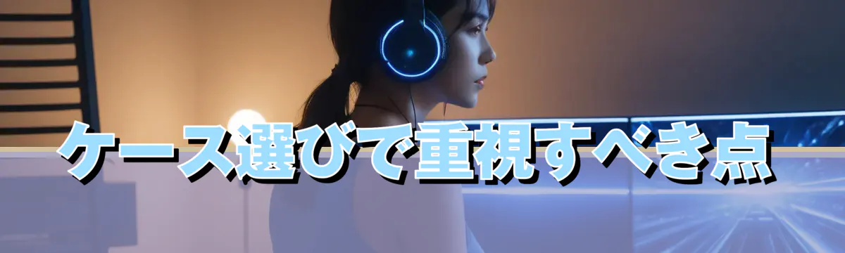 ケース選びで重視すべき点