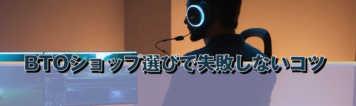 BTOショップ選びで失敗しないコツ