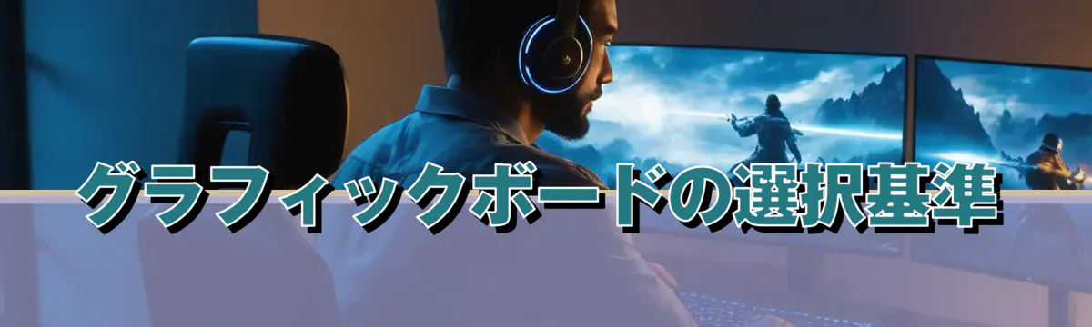 グラフィックボードの選択基準