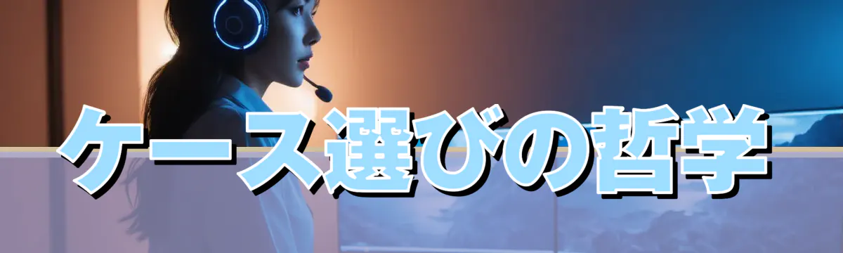 ケース選びの哲学