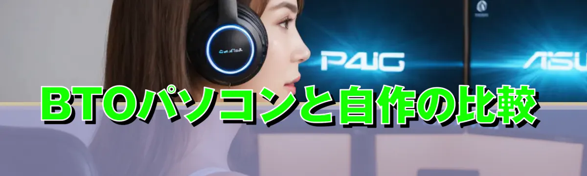 BTOパソコンと自作の比較