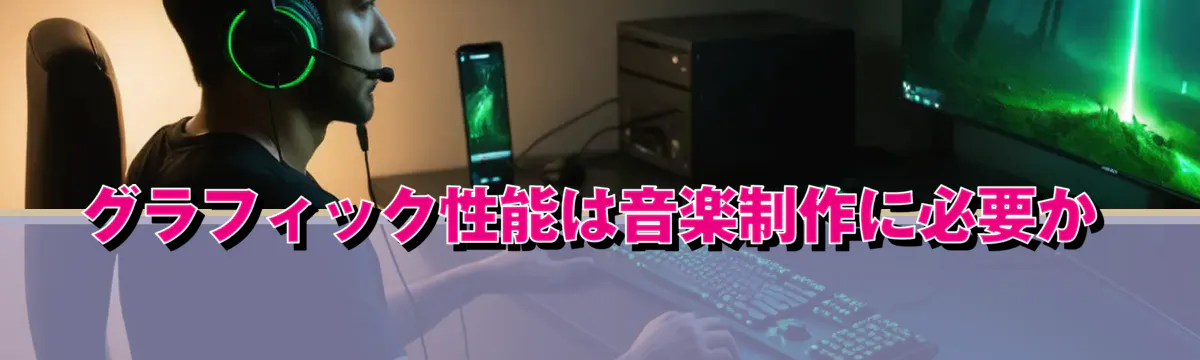 グラフィック性能は音楽制作に必要か