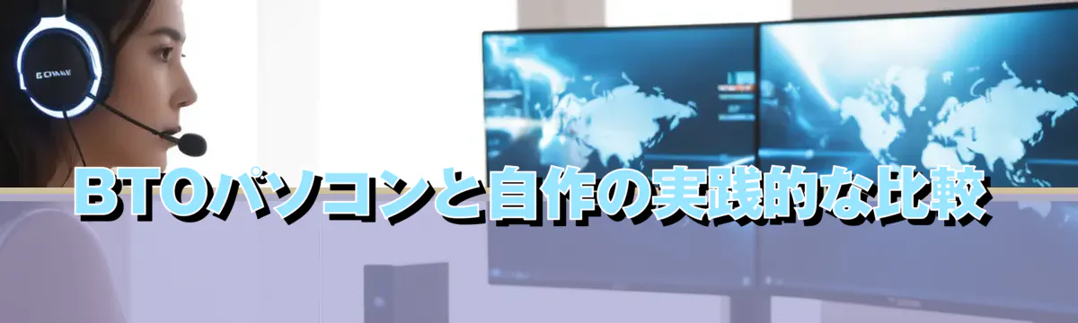 BTOパソコンと自作の実践的な比較