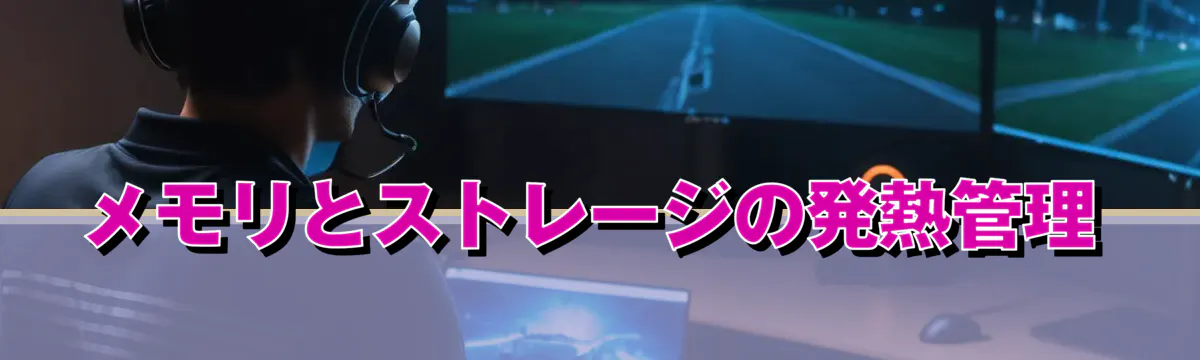 メモリとストレージの発熱管理