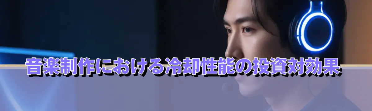音楽制作における冷却性能の投資対効果